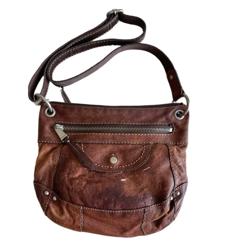 Fossil brown crossbody